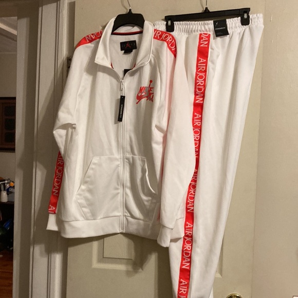 NWT Nike Jordan Jumpman Classics Tricot 2 piece Suit - White - Picture 13 of 15